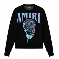 Amiri Crystal Ball Sweater Black