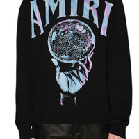 Amiri Crystal Ball Sweater Black