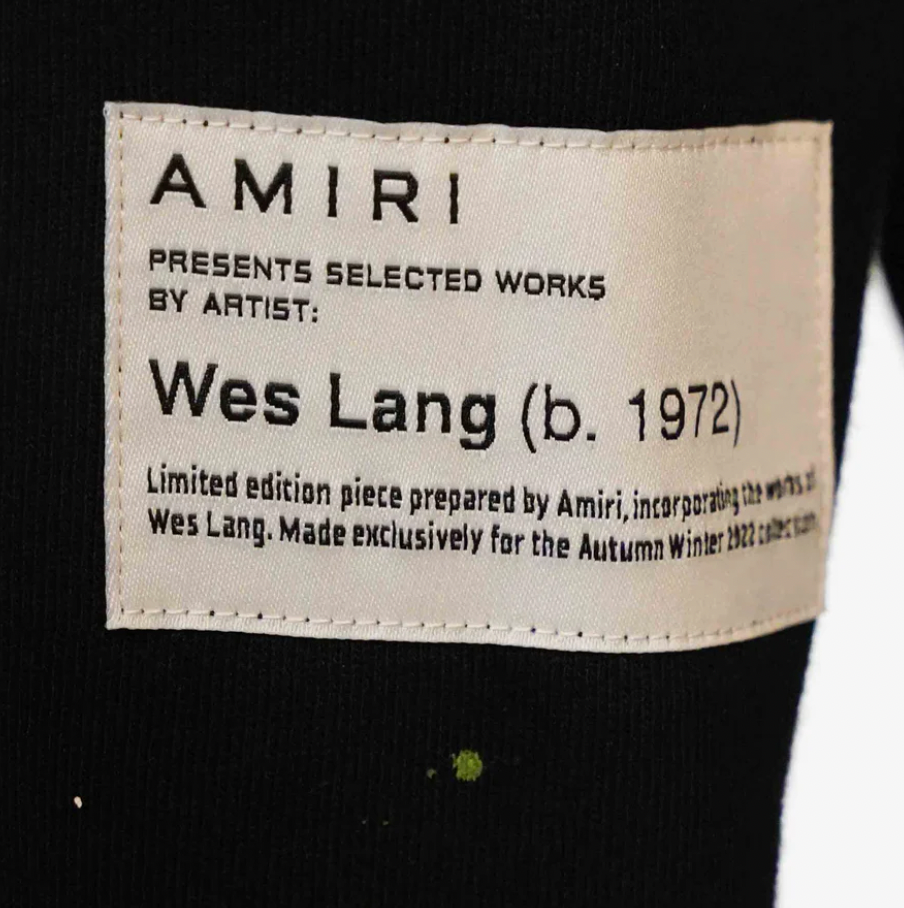 Amiri x Wes Lang Blood 38' Hoodie