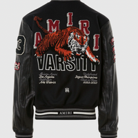 Amiri Vintage Patch Varsity Bomber Black
