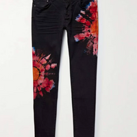 Amiri Tie Dye Jeans Black OD