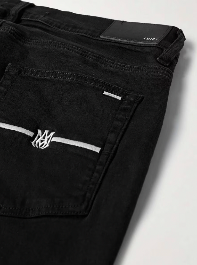 Amiri Tie Dye Jeans Black OD