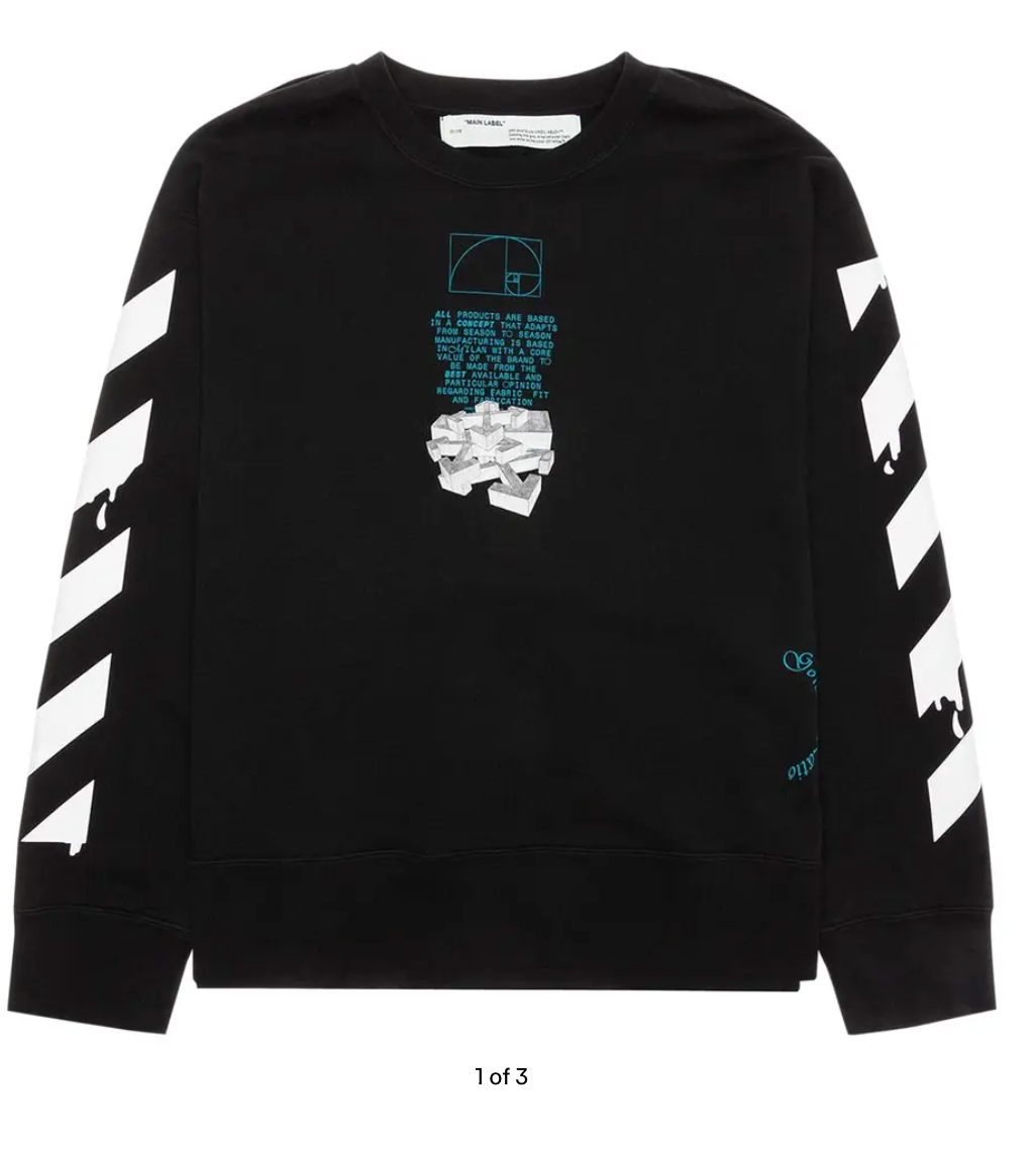 Off-White Dripping Arrow Sweatshirt