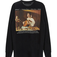Off-White Caravaggio Lute Longsleeve T-Shirt Black