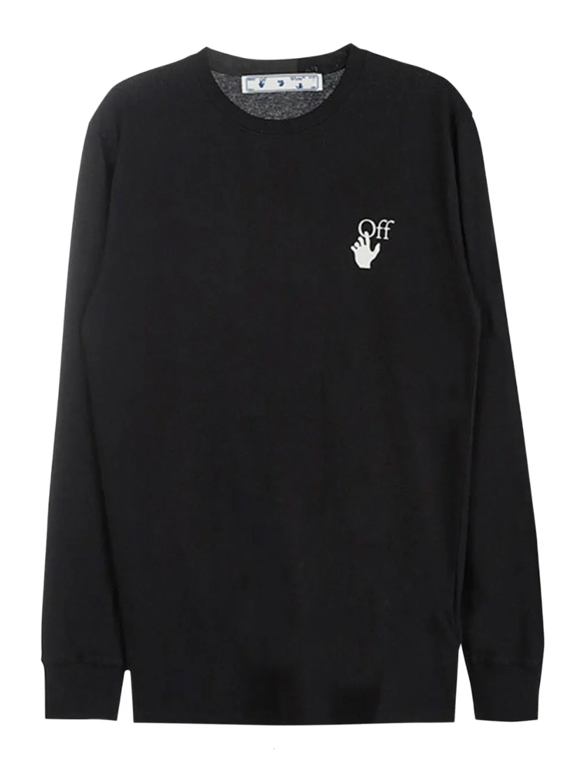 Off-White Caravaggio Lute Longsleeve T-Shirt Black