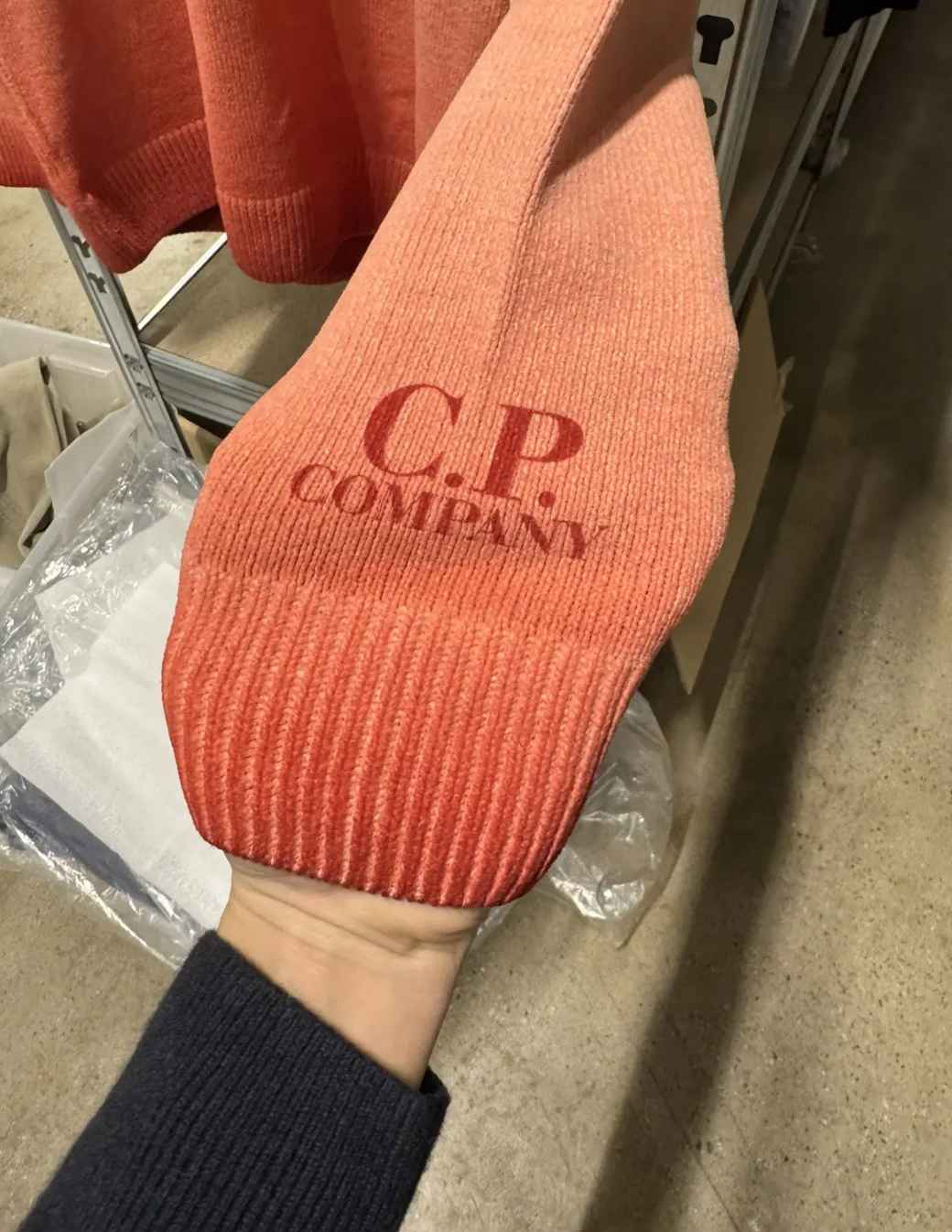 C.P Company Knitted Reverse Sweater