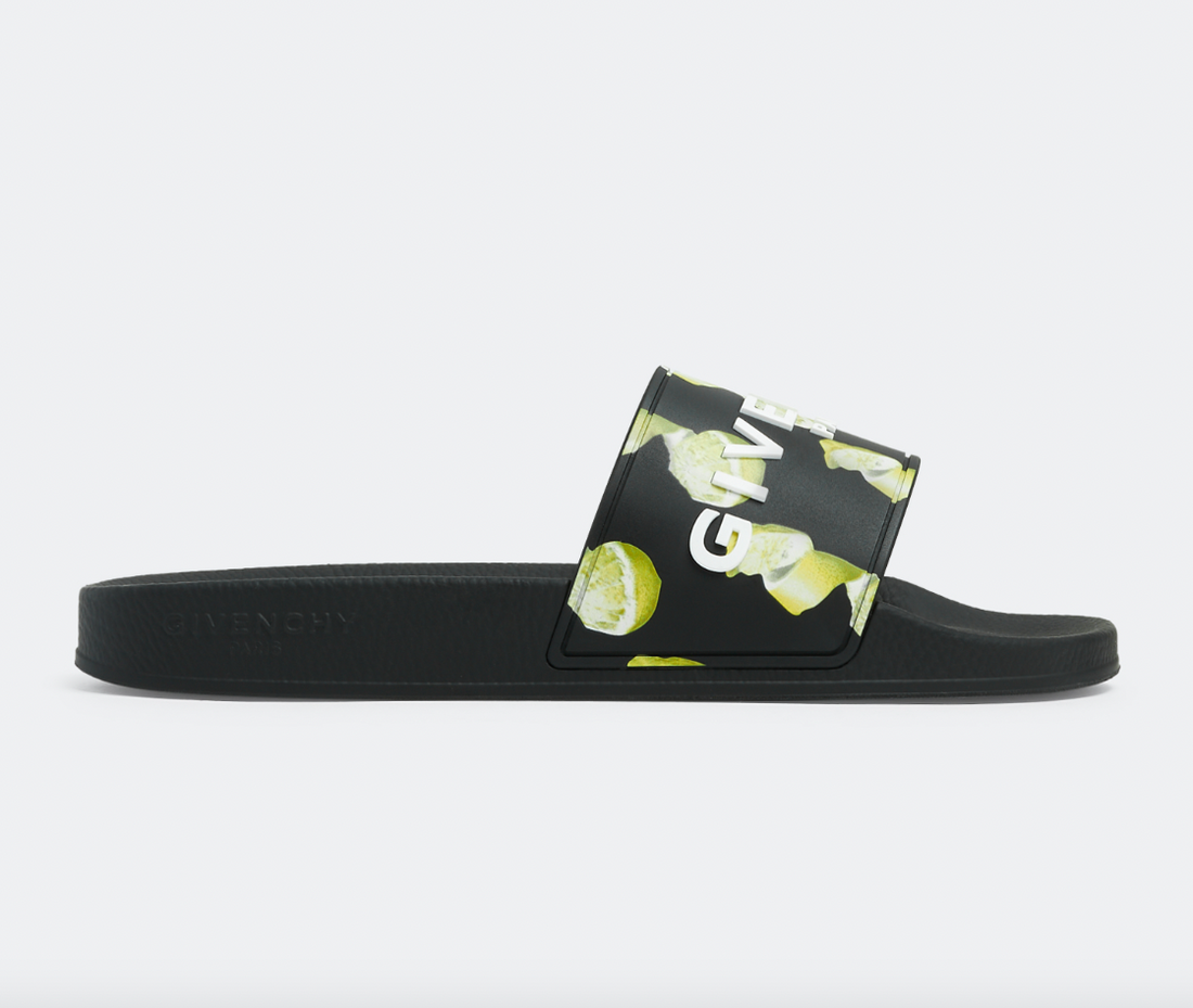 Givenchy Logo Printed Rubber Slides