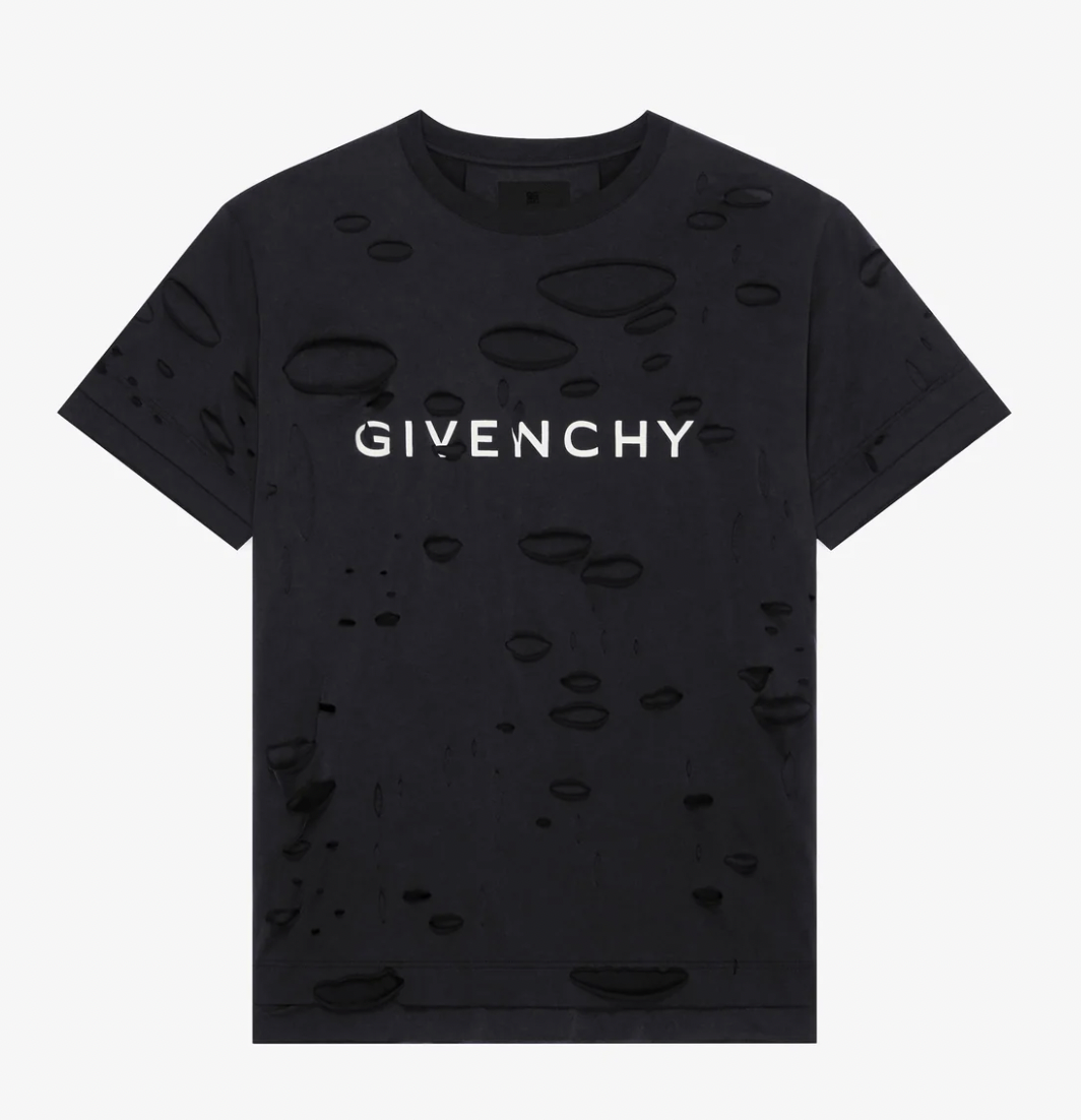 Givenchy Cut Out Logo T-Shirt