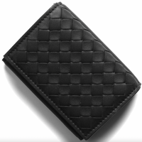 Bottega Veneta Intrecciato Trifold Leather Wallet