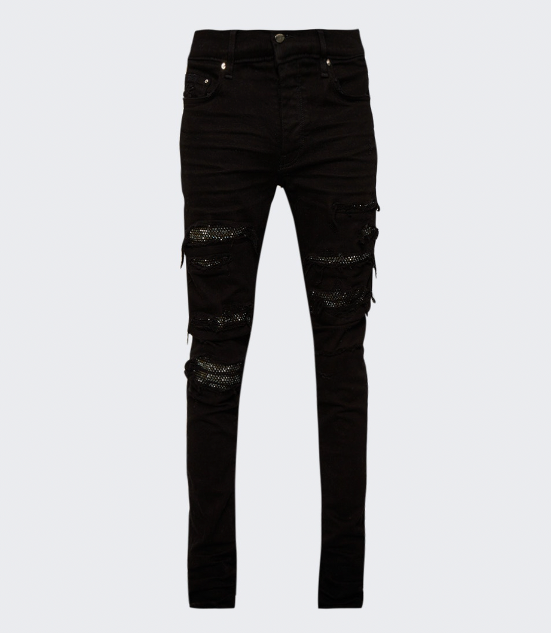 Amiri Crystal Thrasher Jeans Black Od