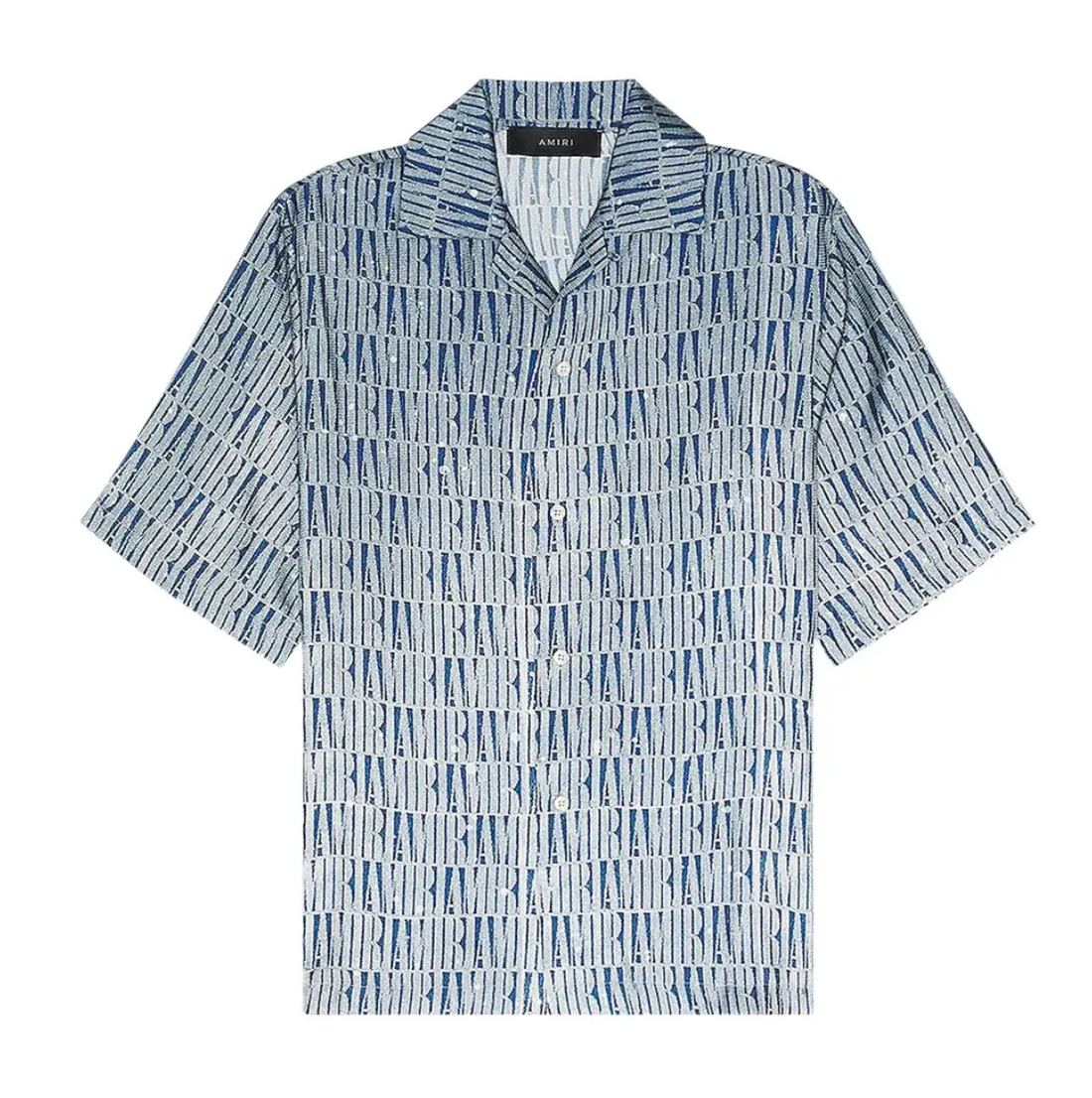 Amiri Gradient Bowling Silk Shirt