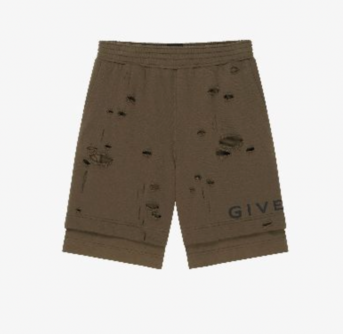 Givenchy Cut Out Sweatshorts