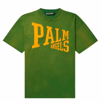 Palm Angels College T-Shirt Green