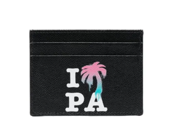 Palm Angels I Love Pa Card Holder Black
