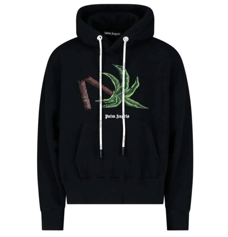 Palm Angels Broken Palm Black Hoodie
