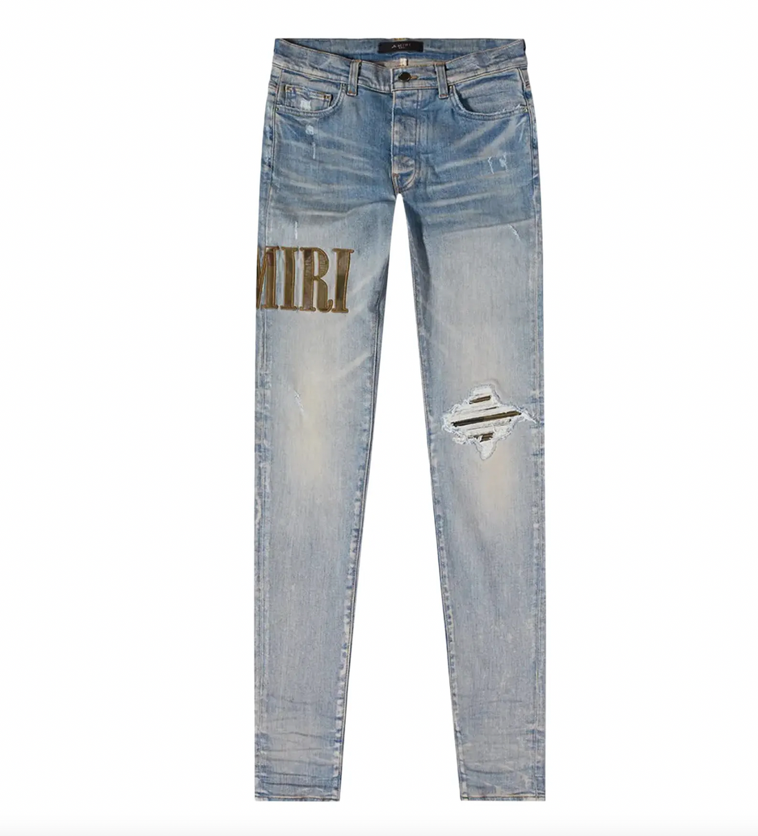 Amiri Core Appliqué Clay Indigo Jeans