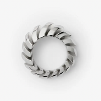 Burberry Silver Thorn Ring