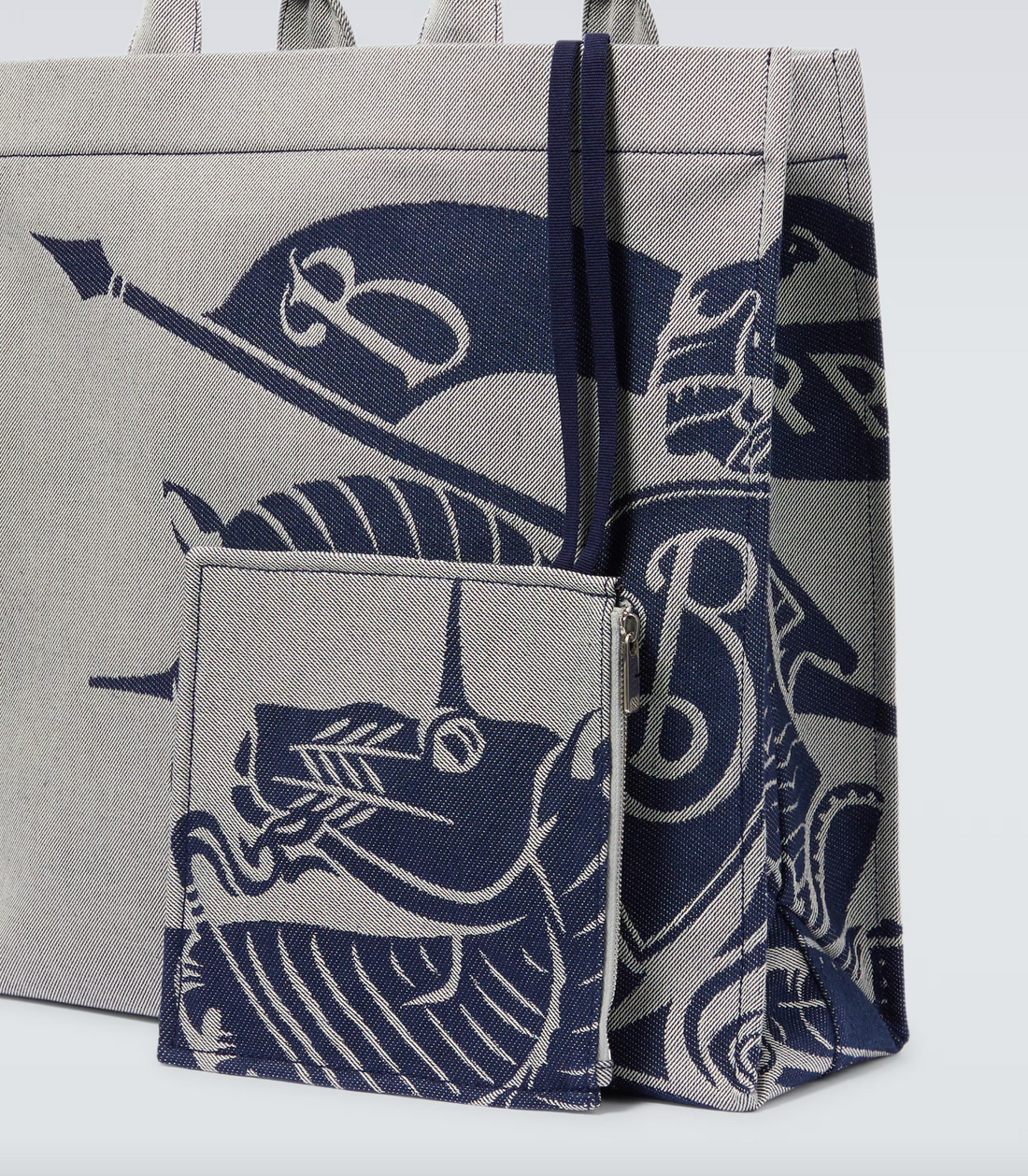 Burberry EKD Medium Canvas Tote Bag