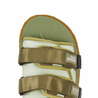 Moncler 1952 X Suicoke Moto Green Nylon Sandals