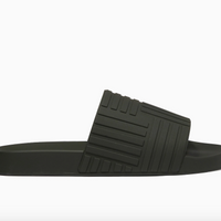 Bottega Veneta Embossed Rubber Slides Camping