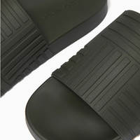 Bottega Veneta Embossed Rubber Slides Camping