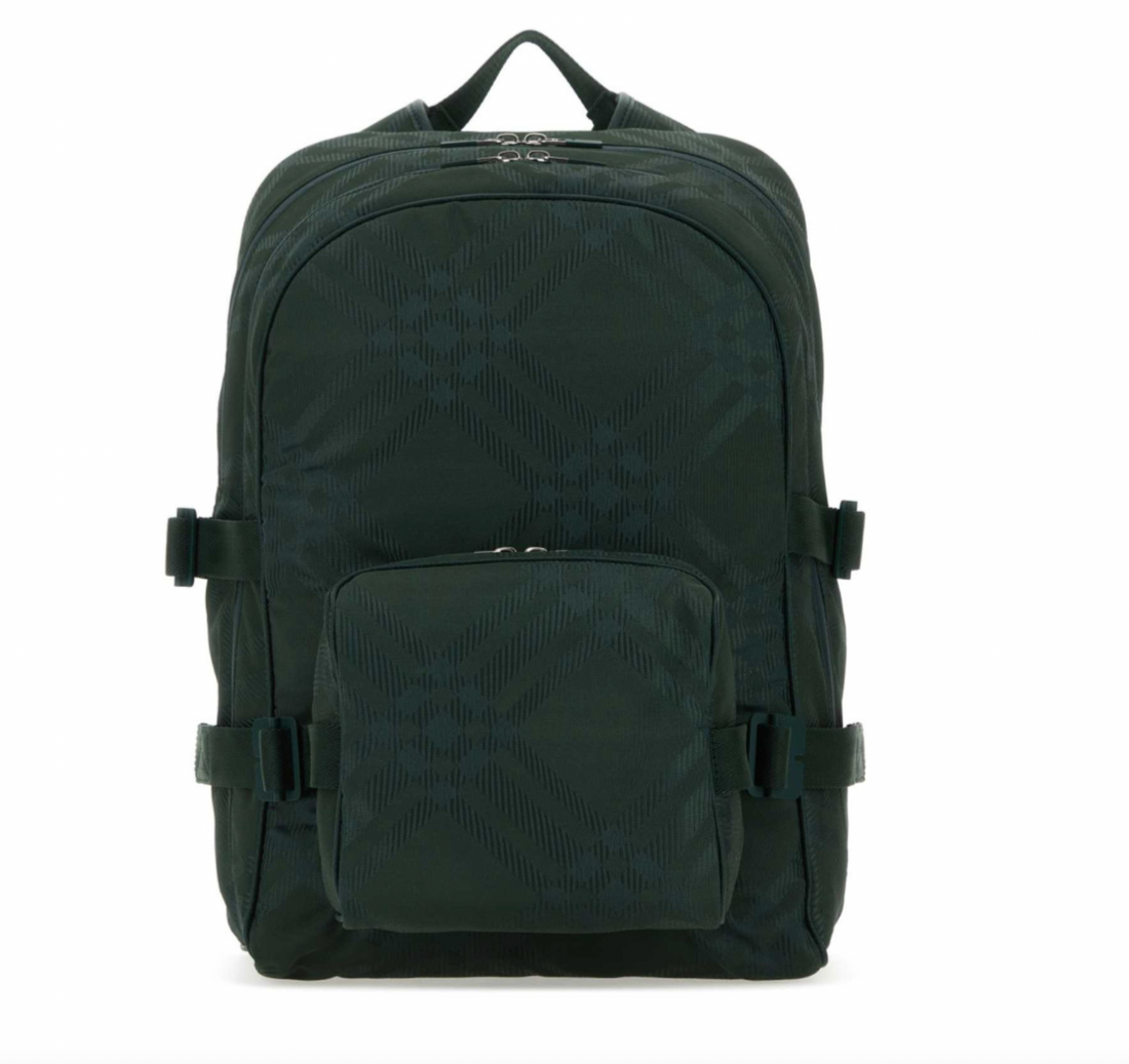 Burberry Nylon Check Backpack