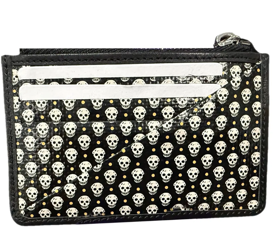 Alexander McQueen Skull Zip Wallet