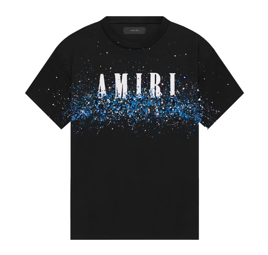 Amiri Crystal Core Logo Painter T-Shirt
