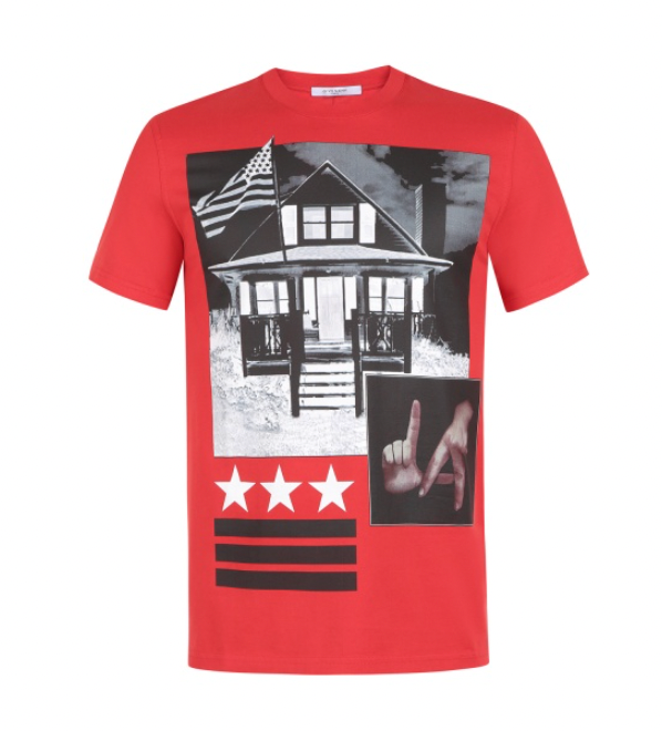 Givenchy Red L.A. House T-Shirt