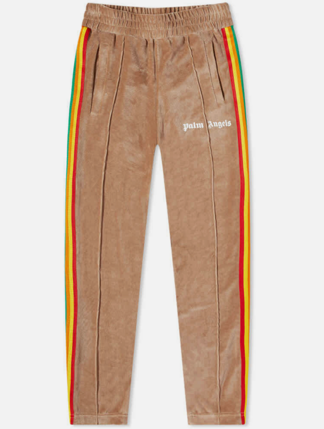 Palm Angels Brown Chenille Track Pants