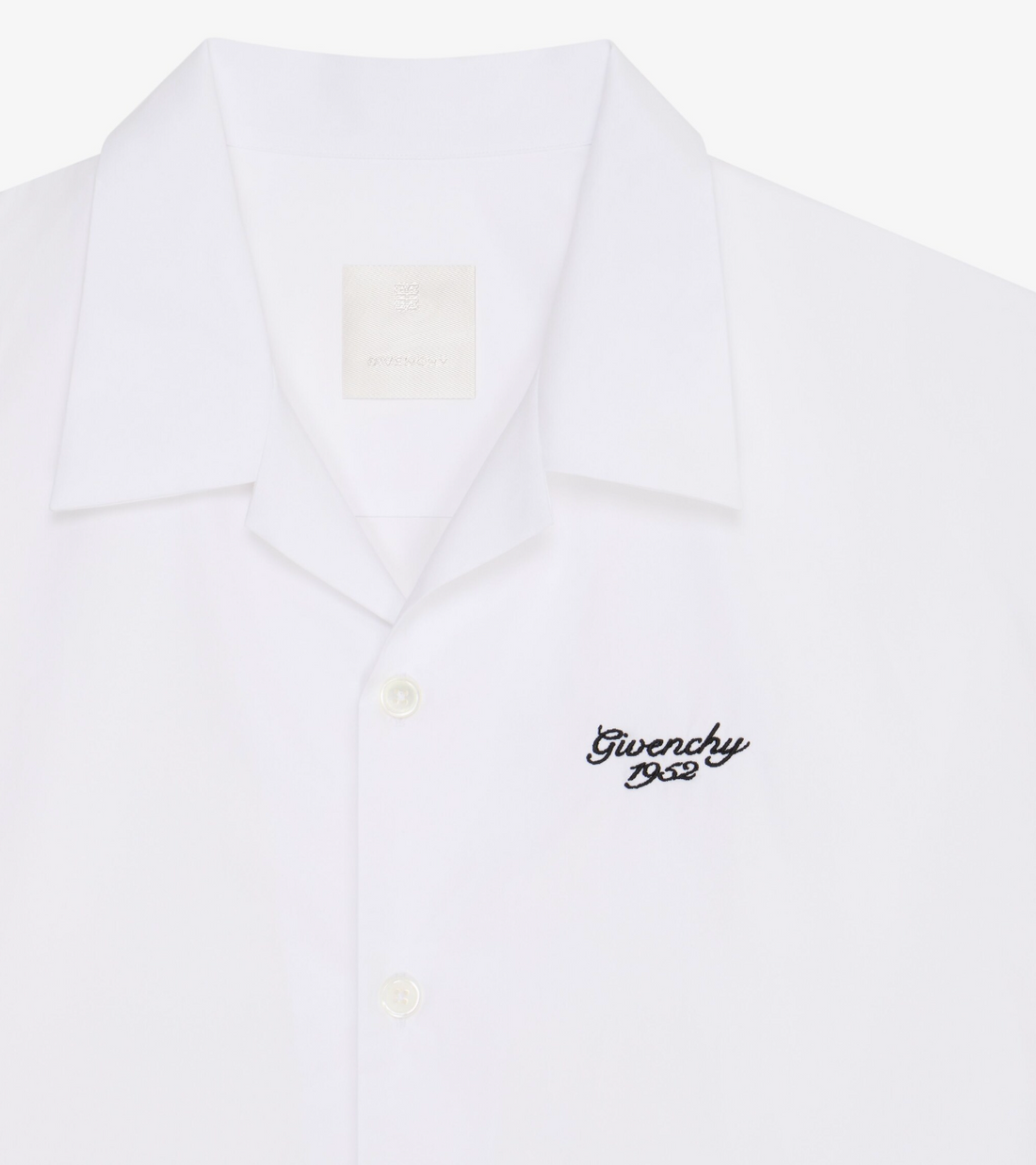 Givenchy Logo Embroidery Bowling Shirt