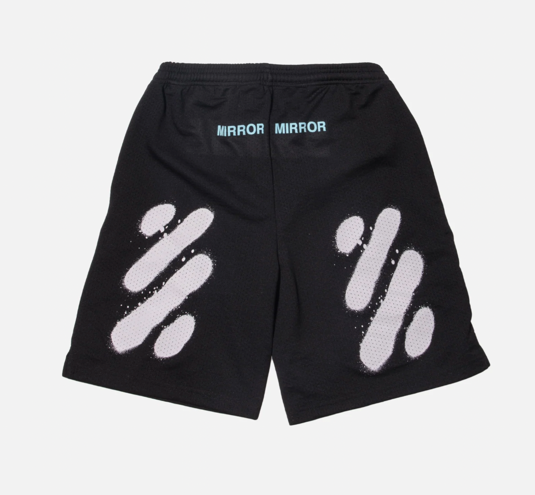 Off-White Diag Spray Mesh Shorts