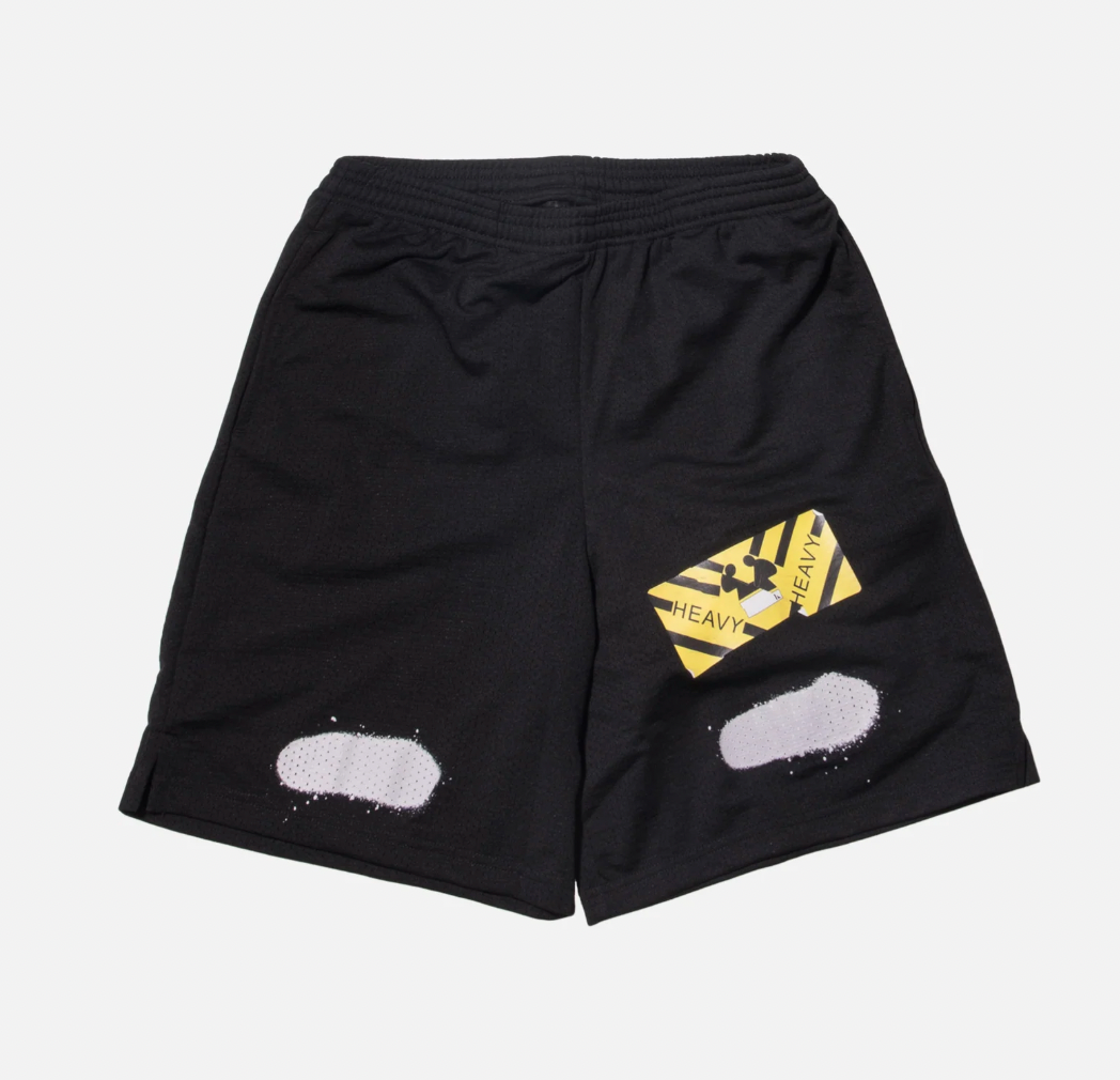 Off-White Diag Spray Mesh Shorts