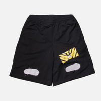 Off-White Diag Spray Mesh Shorts
