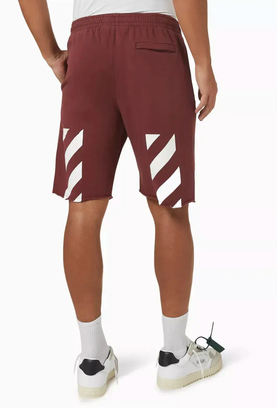 Off-White Diag Helvetica Sweatshorts