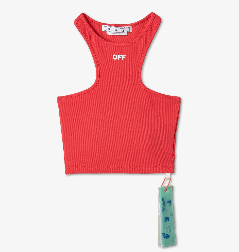 Off White Women Off Stamp Rowing Top