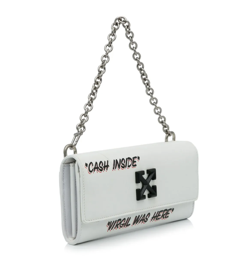 Off-White Jitney Quote Wallet On Chain Bag