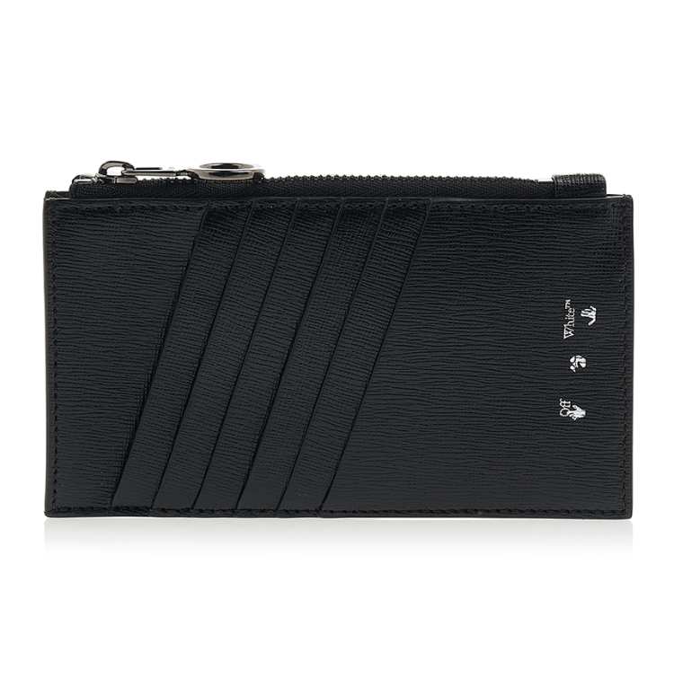 Off-White Binder Zipped Card Case