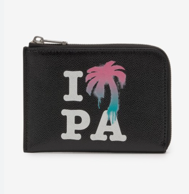 Palm Angels I love PA Zipped Wallet