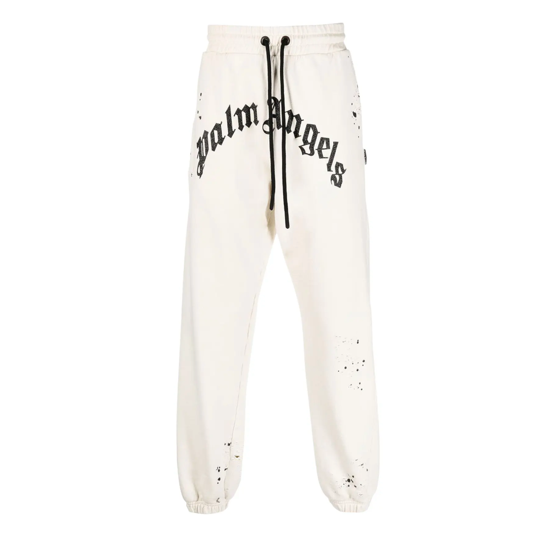 Palm Angels GD Glittered Logo Sweatpants