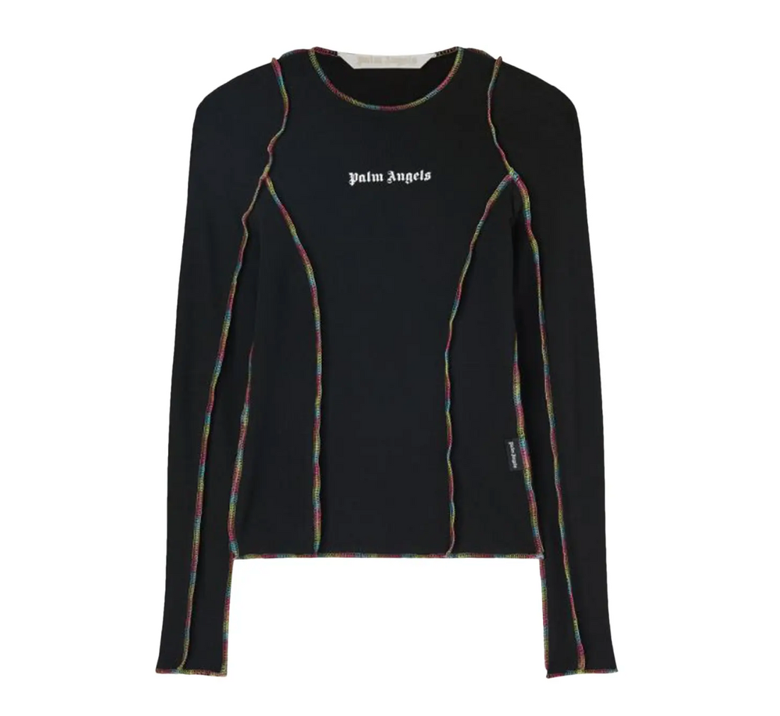 Palm Angels Rainbow Stitching Fit T-Shirt
