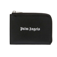Palm Angels Logo Zipped Card Holder