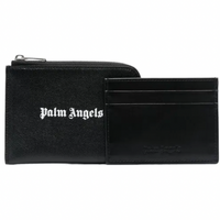 Palm Angels Logo Zipped Card Holder