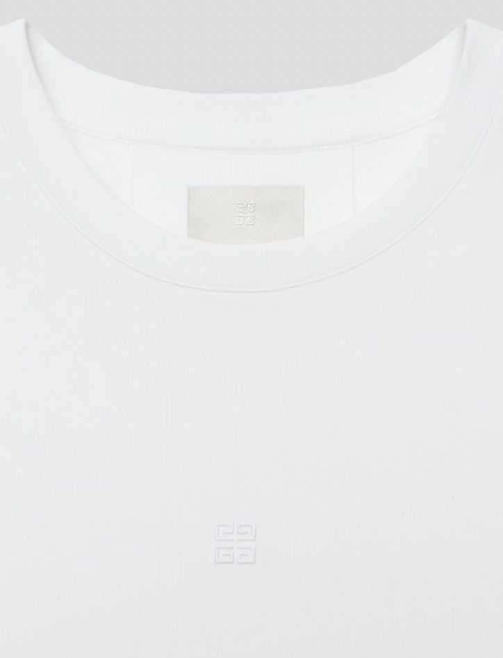 Givenchy 4G Embroidery T-Shirt White