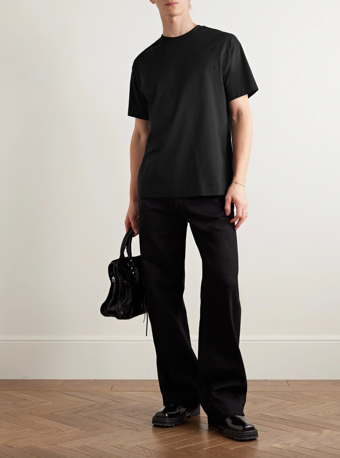 Givenchy Embossed Logo T-Shirt Black