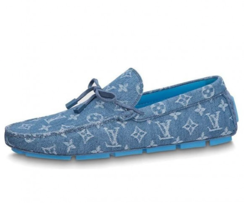 Louis Vuitton Monogram Denim Driving Loafer