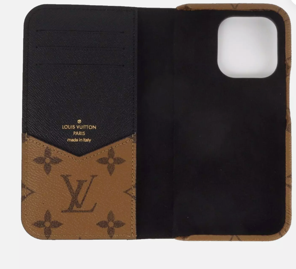 Louis Vuitton Reverse Folio iPhone 15 Pro Cover Case