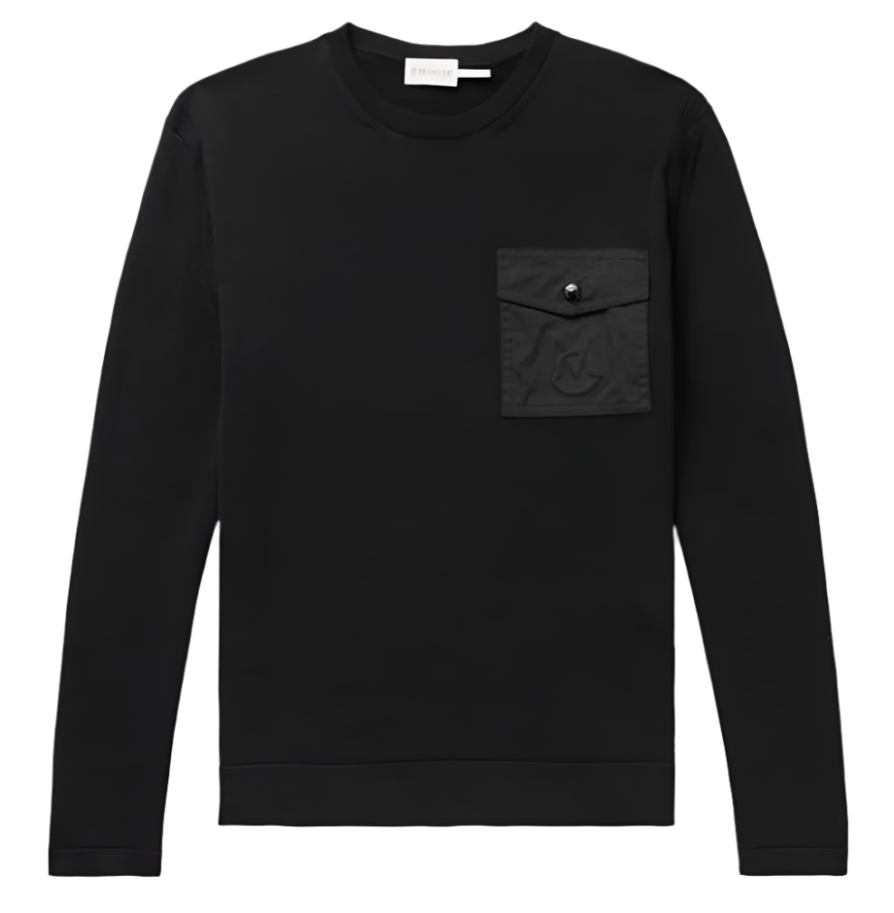 Moncler Embossed Logo Pocket Sweater