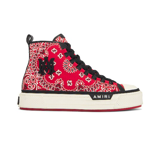 Amiri MA Bandana High Top Court Sneaker