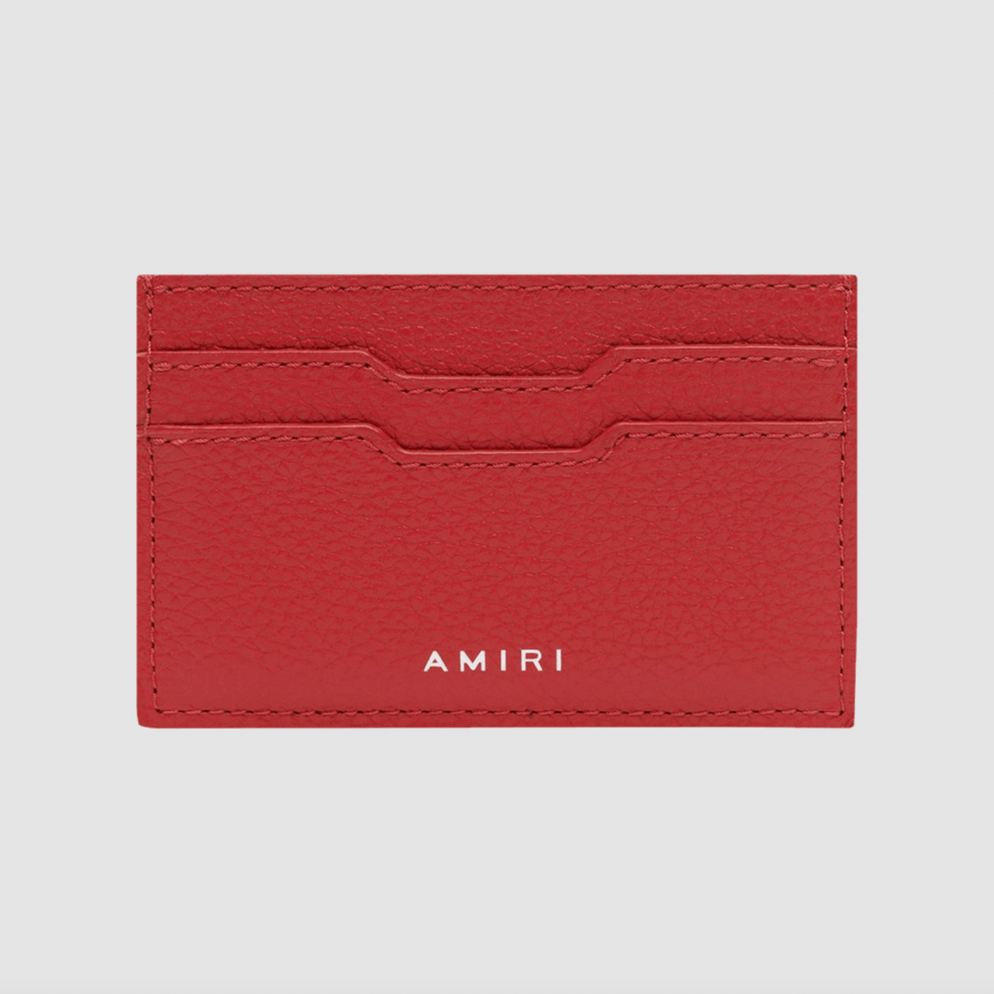 Amiri Logo Leather Card Holder